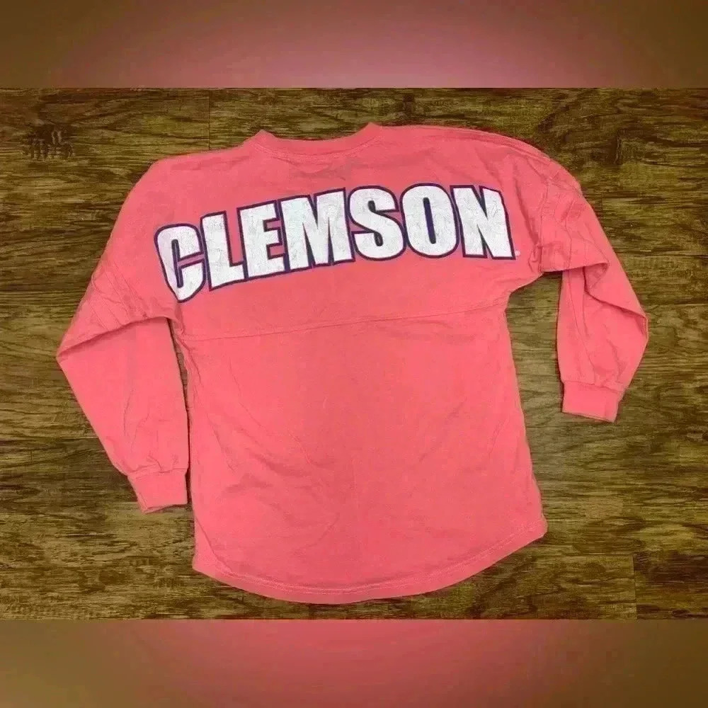Oversized Clemson Shirt Size Small Pink